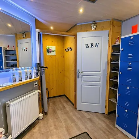 בית נופש Escapade Romantique: Avec Terrasse Panoramique, Poele A Bois Et Eclairage Multicolore - Fr-1-589-441