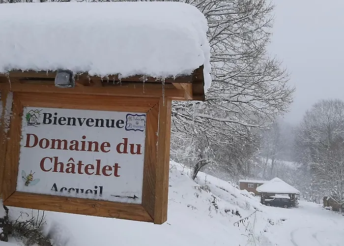 Escapade Romantique: Avec Terrasse Panoramique, Poele A Bois Et Eclairage Multicolore - Fr-1-589-441 度假居